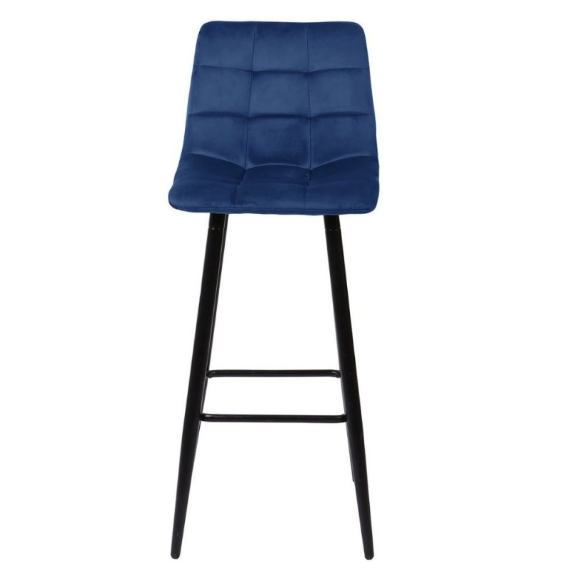 Baro kėdė CHILLI DARK BLUE VELVET