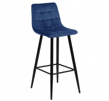 Baro kėdė CHILLI DARK BLUE VELVET