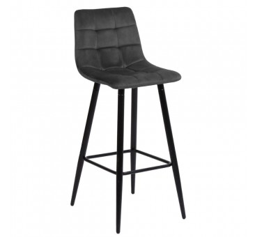 Baro kėdė CHILLI BROWN GREY VELVET