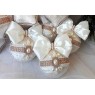 Rankų darbo Kalėdinių žaisliukų rinkinys, Beige, 10 vnt.