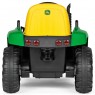 Traktoriukas su pultu PEG PEREGO JOHN DEERE FARM POWER 12V5Ah su priekaba