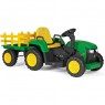 Traktoriukas su pultu PEG PEREGO JOHN DEERE FARM POWER 12V5Ah su priekaba