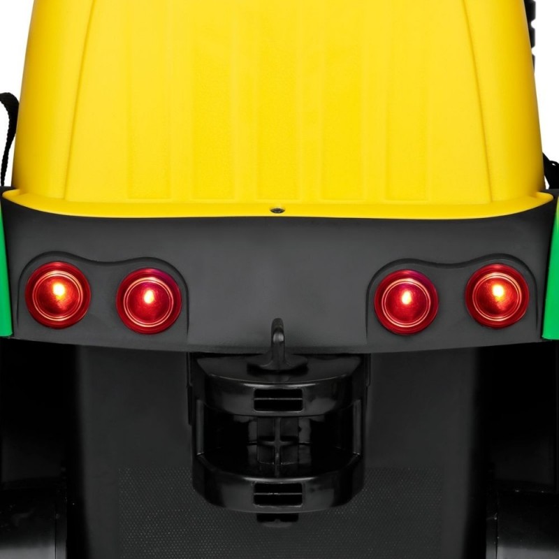 Traktoriukas su pultu PEG PEREGO JOHN DEERE FARM POWER 12V5Ah su priekaba
