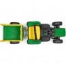 Traktoriukas su pultu PEG PEREGO JOHN DEERE FARM POWER 12V5Ah su priekaba