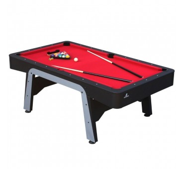 Biliardo stalas ARCH PRO 215x122x80cm, juoda/raudona