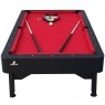 Biliardo stalas ARCH PRO 215x122x80cm, juoda/raudona