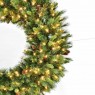 Kalėdinis vainikas KAIA su LED ir kankorėžiais 122cm 200 LED