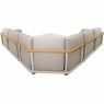Lauko baldų komplektas MEZIO kampinė sofa ir du staliukai