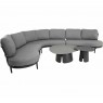 Lauko baldų komplektas DURBAN kampinė sofa ir du staliukai