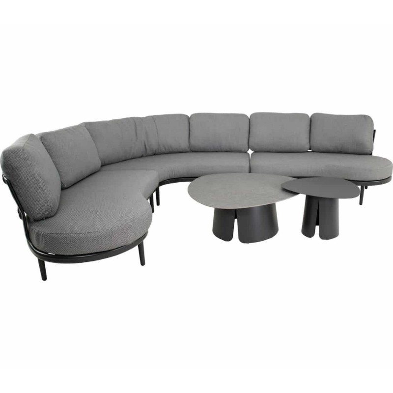 Lauko baldų komplektas DURBAN kampinė sofa ir du staliukai