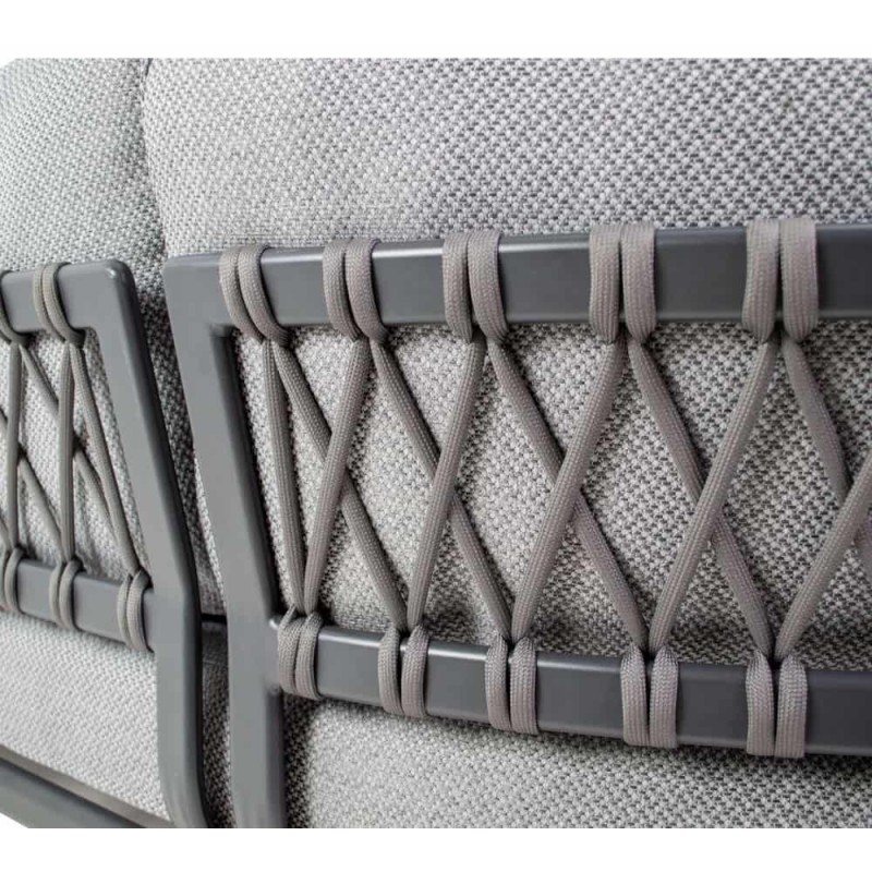 Lauko baldų komplektas DURBAN kampinė sofa ir du staliukai