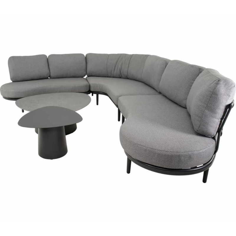 Lauko baldų komplektas DURBAN kampinė sofa ir du staliukai