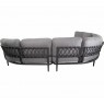 Lauko baldų komplektas DURBAN kampinė sofa ir du staliukai