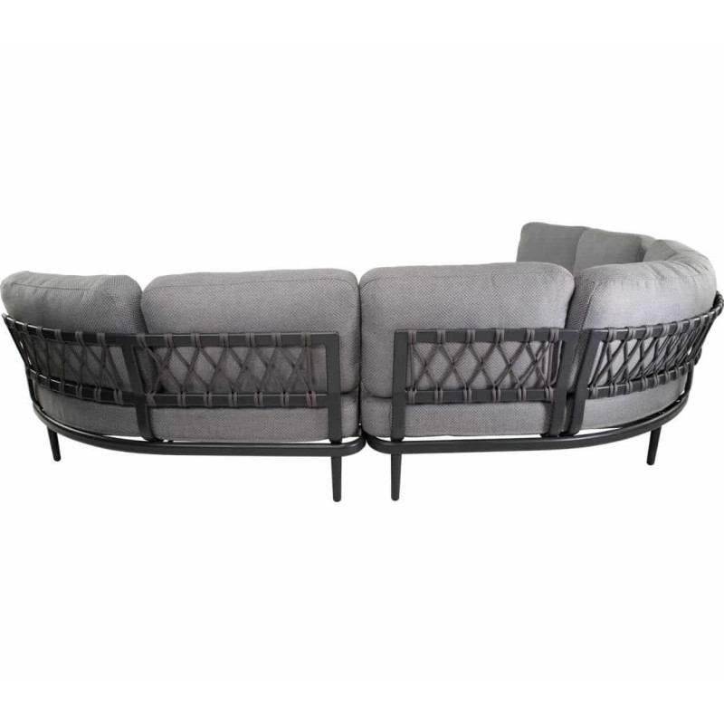 Lauko baldų komplektas DURBAN kampinė sofa ir du staliukai