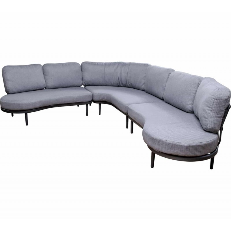Lauko baldų komplektas DURBAN kampinė sofa ir du staliukai
