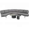 Lauko baldų komplektas DURBAN kampinė sofa ir du staliukai
