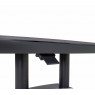Reguliuojamo aukščio ovalus stalas GENEVA 135x83x51/72cm