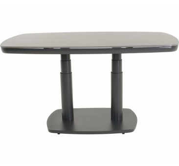 Reguliuojamo aukščio ovalus stalas GENEVA 135x83x51/72cm