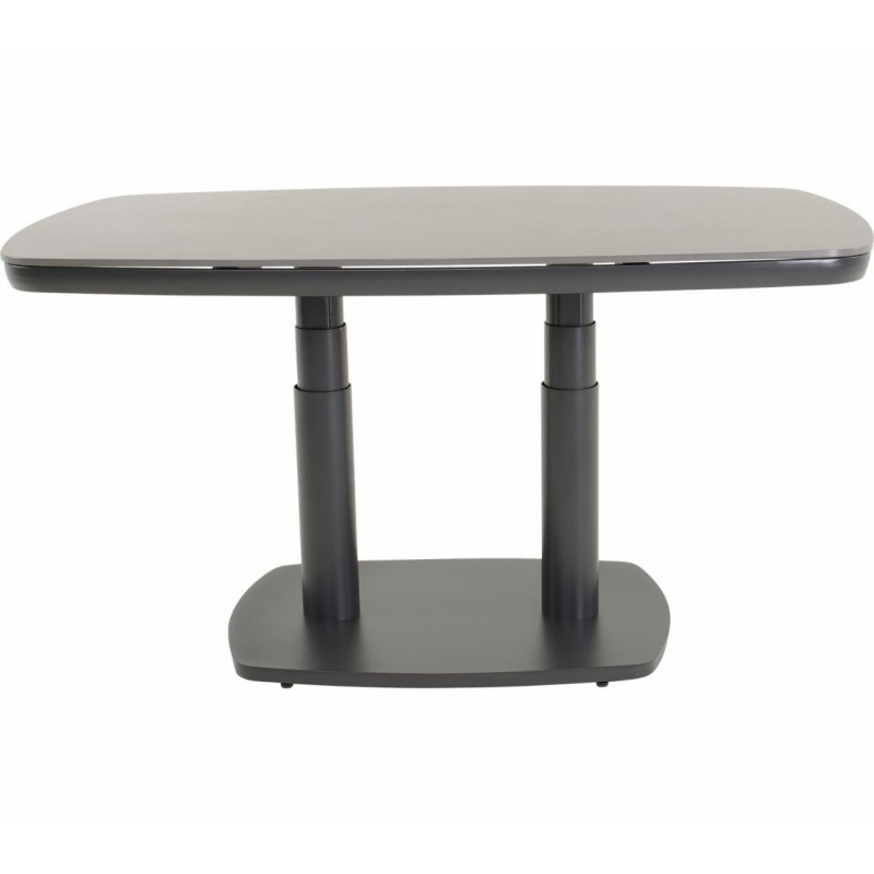 Reguliuojamo aukščio ovalus stalas GENEVA 135x83x51/72cm