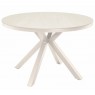 Apvalus stalas DAVOS  CREMA 118x74cm