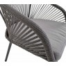 Lauko kėdė HIRADO GREY 56,5x60x74cm