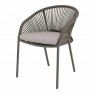 Lauko kėdė HIRADO GREY 56,5x60x74cm