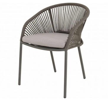 Lauko kėdė HIRADO GREY 56,5x60x74cm