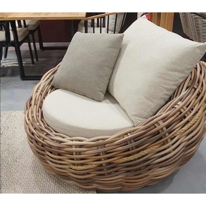 Lauko poilsio komplektas COCOON APPLEBEE sofa, du foteliai ir trys staliukai
