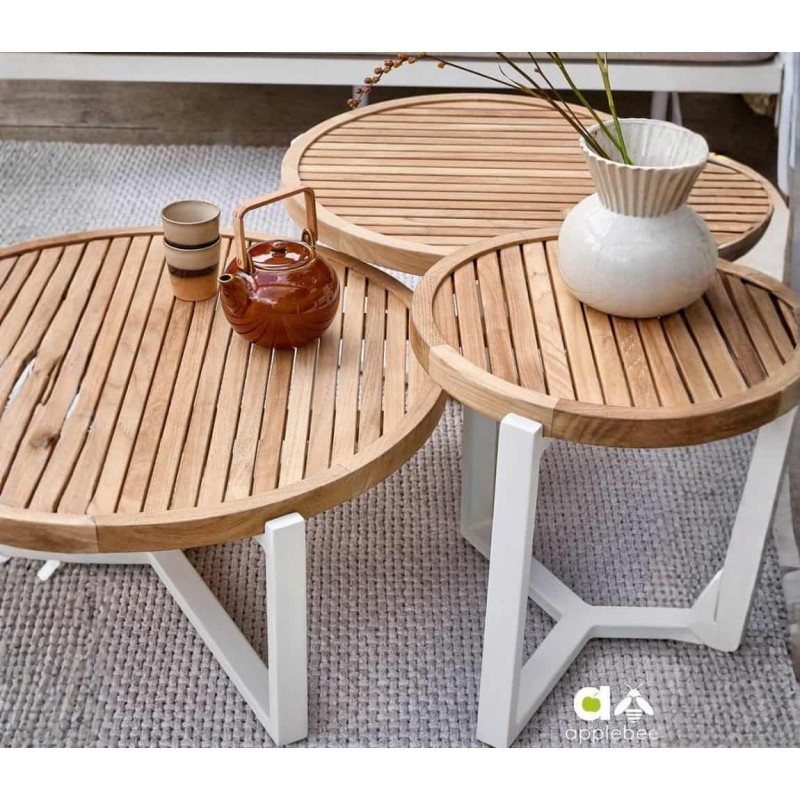 Lauko poilsio komplektas COCOON APPLEBEE sofa, du foteliai ir trys staliukai