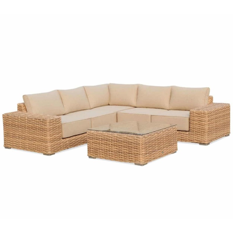 Kampinis lauko baldų komplektas VERA BEIGE