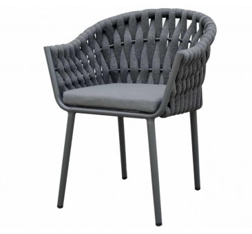 Modernaus dizaino kėdė MOLINO GREY lauko ir vidaus erdvėms