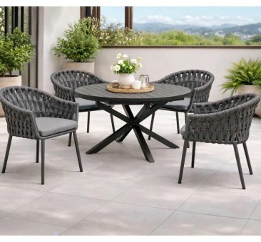 Lauko baldai MOLINO ARONA su prailginamu 199cm stalu