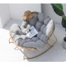 Lauko fotelis iš technoratano PALERMO BEIGE/LIGHT GREY