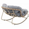 Lauko fotelis iš technoratano PALERMO BEIGE/LIGHT GREY