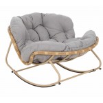 Lauko fotelis iš technoratano PALERMO BEIGE/LIGHT GREY