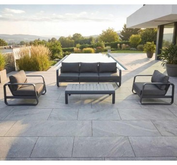 Lauko baldų komplektas ANTALIJA DARK GREY