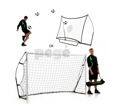 Futbolo vartai QUICKPLAY 2.4 x 1.5 M + batutas